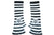 Black and White Skull Arm Length Fingerless Gloves