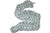 Crinkled Skull and Crossbones Scarf (Various Colours)