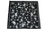 Square Black Ying and Yang Bandana